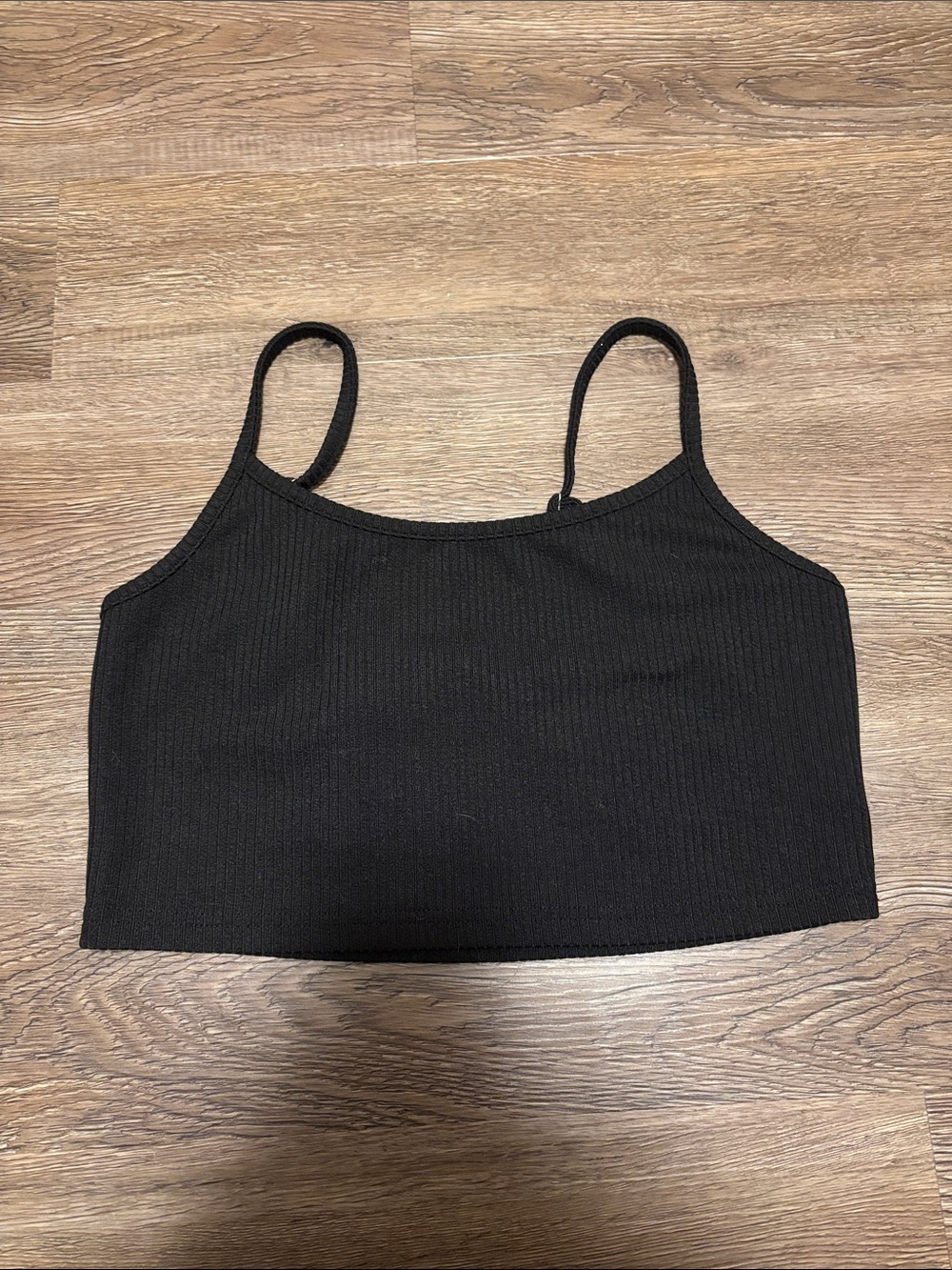 women’s cider black crop tank